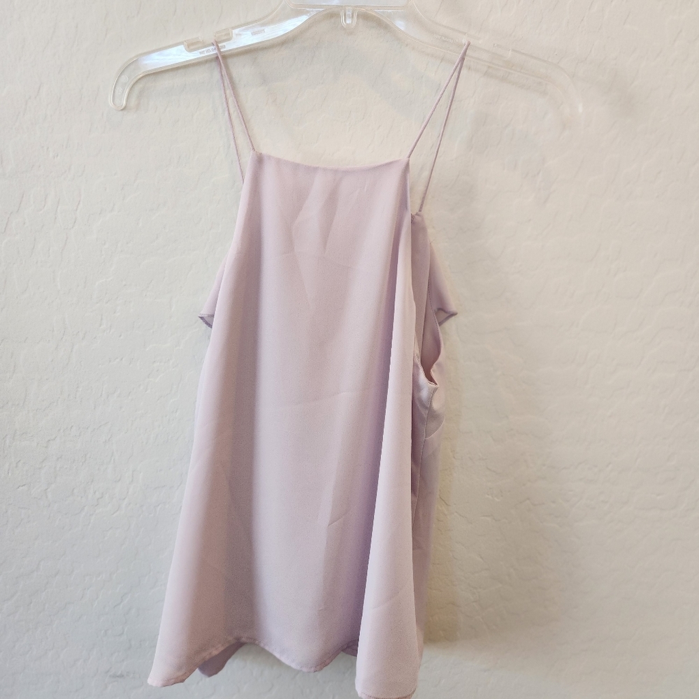 Wayf Lace Up Ruffle Cami - Picture 3 of 8